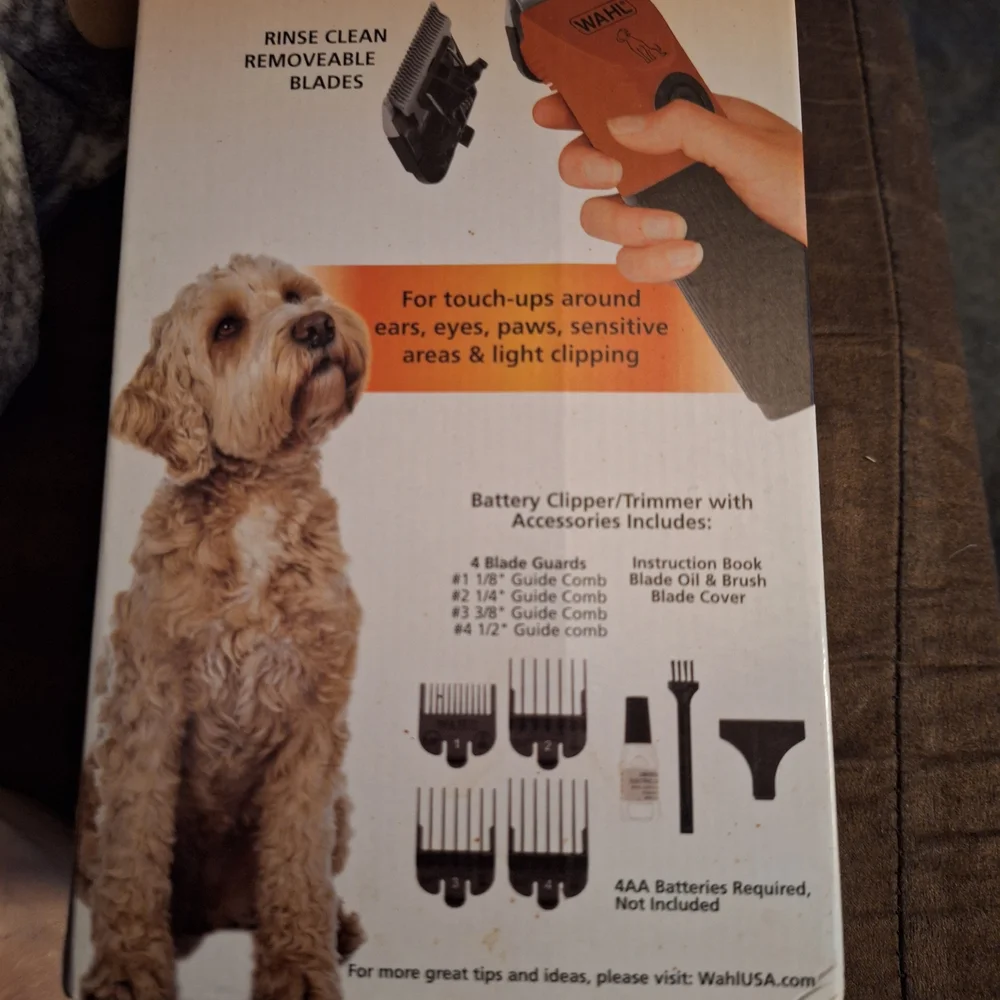 Wahl Orange and Black Pet Clipper